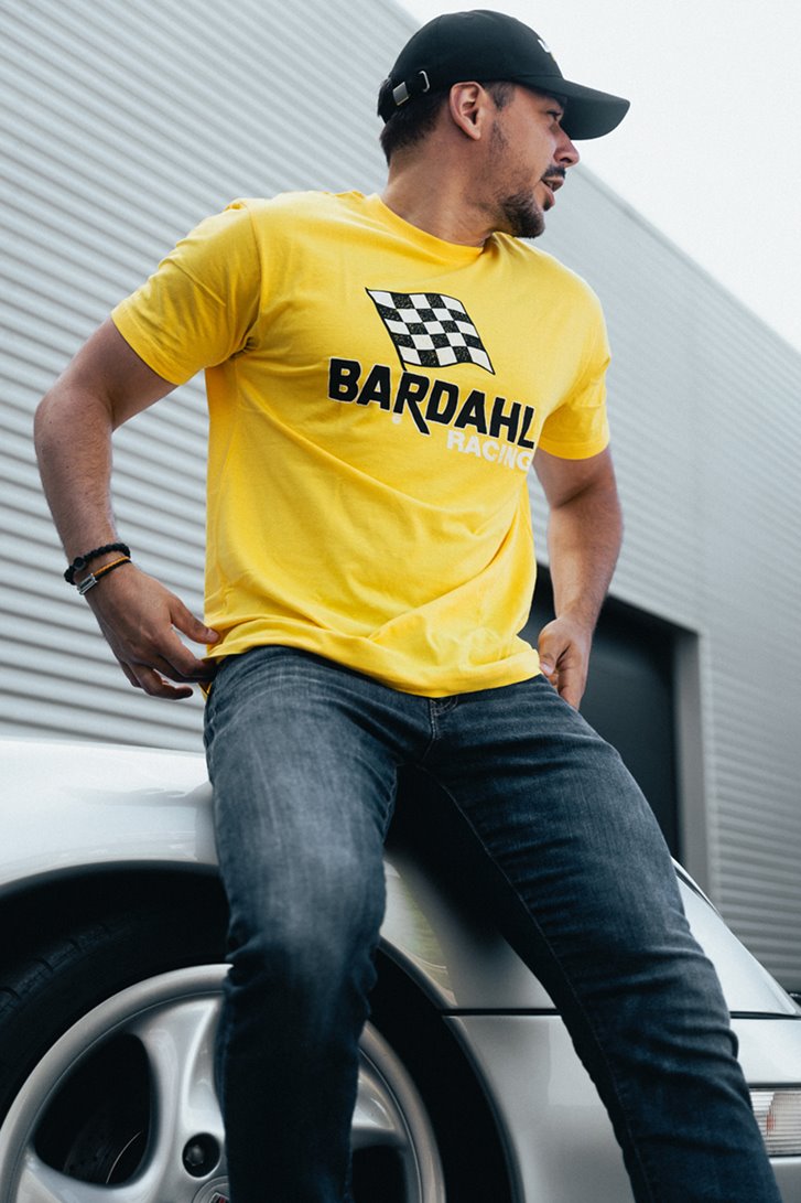 T-shirt Bardahl racing jaune